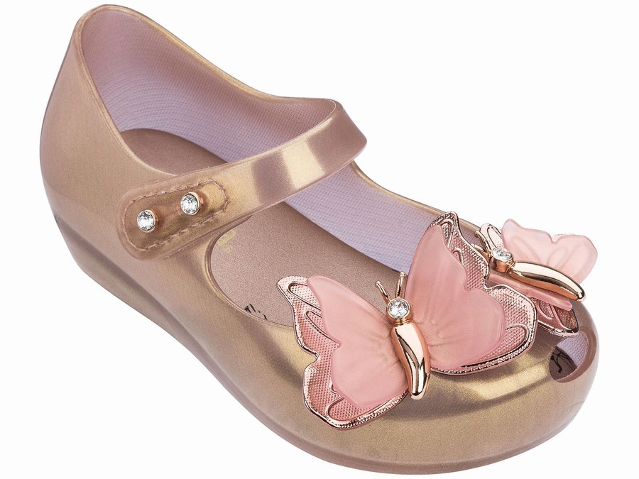 Bailarinas Mini Melissa Ultragirl Flutter Pearlized Bebe - Rosas - Argentina EOW-712304